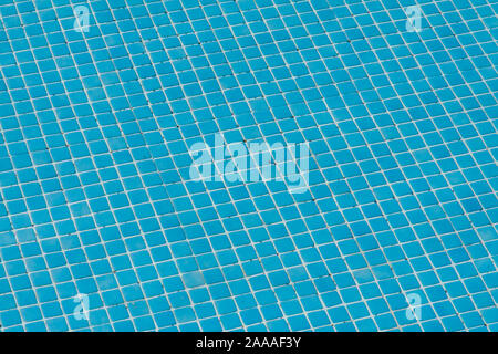 See through the water of the swimming pool Stock Photo