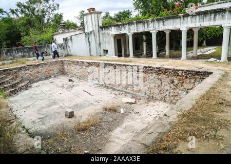 abandoned farm Las Delicias in the Magical Town of Alamos, Sonora Mexico. House of Delights. farm, architecture. Marisol Soto travel and vacation La Customs, the magical town Alamos, Sonora, Mexico. tourist, tourism, © (© Photo: LuisGutierrez / NortePhoto.com)  hacienda abandonada la Las Delicias en el Pueblo Magico de Alamos, Sonora Mexico. Casa de Las Delicias.  finca, arquitectura. Marisol Soto de viaje y vacaciones La Aduana, el pueblo Mágico  Alamos, Sonora, Mexico. turista, turismo,   © (© Photo: LuisGutierrez / NortePhoto.com) Stock Photo