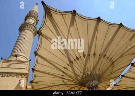 Religious places -  Islam Egypt Cairo Al-Hussain Mosque Stock Photo