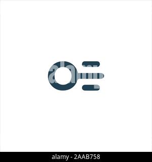 Initial letter eo or oe logo vector design template Stock Vector
