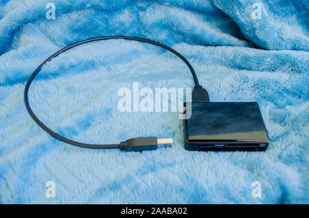 Multi-card Reader With Cable Stock Photo