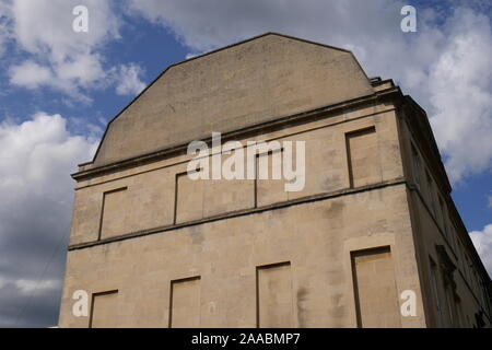 Windows on a house  bricked up to avoid window tax liability, Bath, Somersetshire, Avon, England, United Kingdom Stock Photo