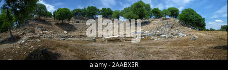 Ruins of Teos ancient city. Sigacik, Seferihisar, Izmir, Turkey Stock Photo