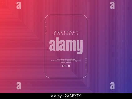 Modern purple colorful abstract design line pattern background frame for your text. vector illustration Stock Vector