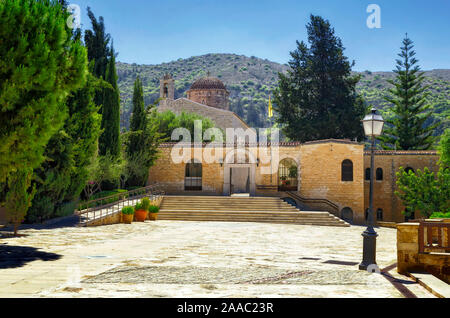 Holy monastery St. Neophytos, Paphos, Cyprus Stock Photo