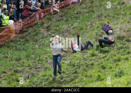 Flo Early, 28, from Stroud, wins the Woman's downhill race for the 4th ...