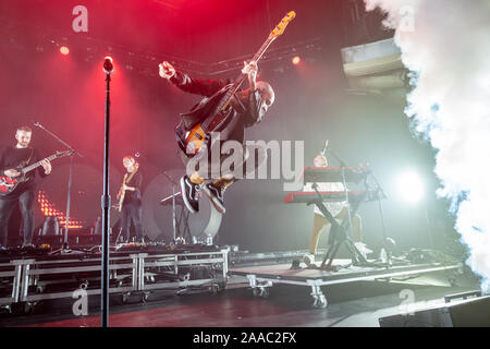 Los Angeles, Ca. 20th Nov, 2019. X Ambassadors at the Hollywood Palladium in Los Angeles, California on November 20, 2019. Credit: Steve Rose/Media Punch/Alamy Live News Stock Photo