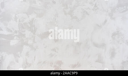 beautiful background from texture closeup decorative venetian stucco on the wall surface gray Stock Photo