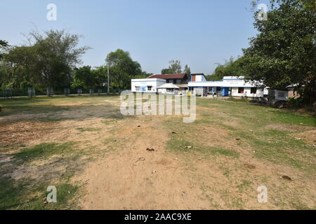 Birsingha Vidyasagar Primary School. Birsingha village (birthplace of Ishwar Chandra Vidyasagar), West Midnapore, West Bengal. India. Stock Photo