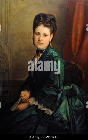 Adelina Patti (1843-1919). Italian Soprano. Portrait by Raimundo de Madrazo y Garreta (1841-1920), 1873. History Museum. Madrid. Spain. Stock Photo