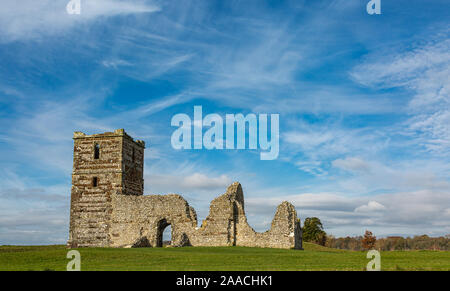 Beech Avenue at Moor Crichel wimborne Dorset Stock Photo