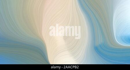 modern soft swirl waves background illustration with silver, pastel gray and cadet blue color. Stock Photo