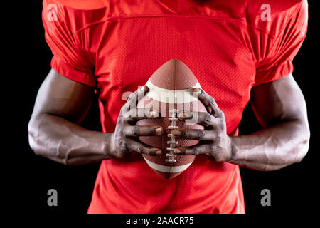 American football player Stock Photo