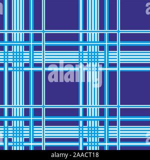 Tartan seamless pattern. Plaid background. Textile design. Fabric Scottish ornamental texture. - Vector Stock Vector