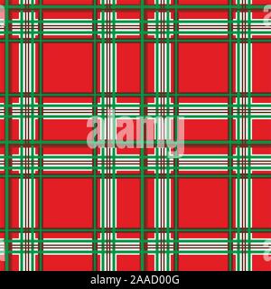 Scottish seamless pattern.Texture from plaid, tablecloths, clothes, shirts, dresses, paper, bedding, blankets and other textile products.Christmas con Stock Vector