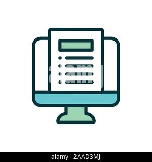 In Compliance Icon w paper, checks and list Stock Vector