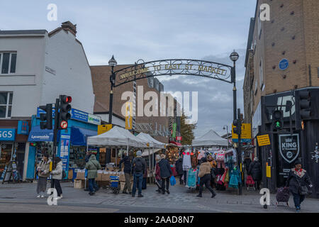 East Street Market Walworth Road Southwark in South London Stock Photo