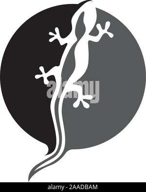 Lizard symbol icon vector animal Stock Vector