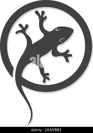 Lizard symbol icon vector animal Stock Vector