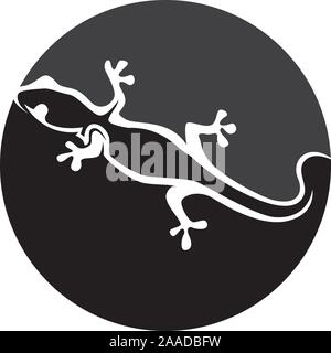 Lizard symbol icon vector animal Stock Vector