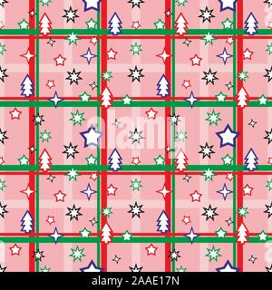 Seamless sweater vector print,Geometric background for winter season, new year, chiristmas fabric design. Stock Vector