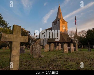 St Mary the virgin church, High Halden, Kent Stock Photo