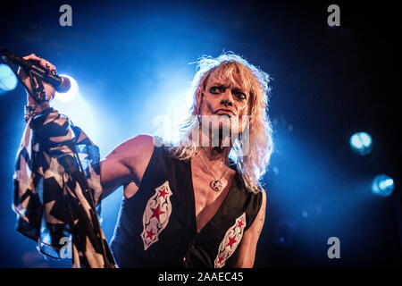 Oslo, Norway. 22nd, October 2019. The Finnish rock musician and glam rock singer Michael Monroe performs live at John Dee in Oslo. (Photo credit: Gonzales Photo - Terje Dokken). Stock Photo