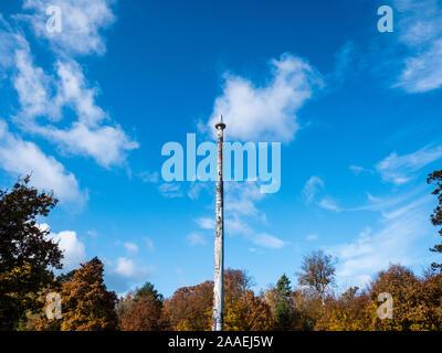 Windsor Great Park Totem Pole, Valley Gardens, Windsor Great Park, Surrey, England, UK, GB. Stock Photo