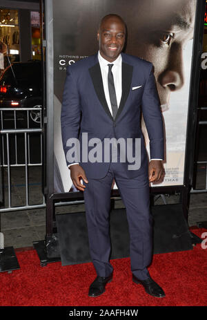 LOS ANGELES, CA - NOVEMBER 10, 2015: Actor Adewale Akinnuoye-Agbaje at the premiere of his movie 'Concussion' at the TCL Chinese Theatre © 2015 Paul Smith / Featureflash Stock Photo