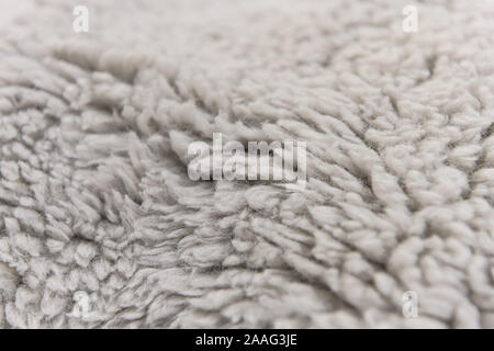 Close-up of new gray carpet texture. Stock Photo