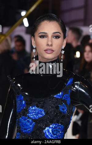 Naomi Scott attends the Charlie's Angels Premiere at the Curzon Mayfair in London. Stock Photo