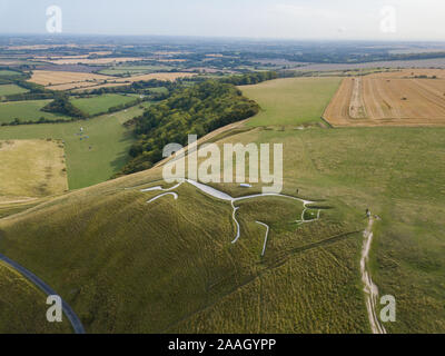 Uffington White Horse Stock Photo