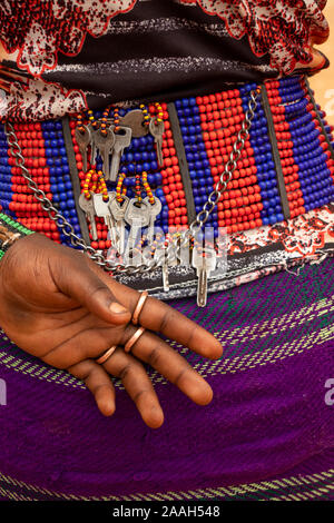 A traditional South African hand beaded Sangoma Doll toy created by ...