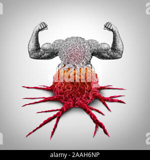 antibodies attacking a cancer cell Stock Photo - Alamy