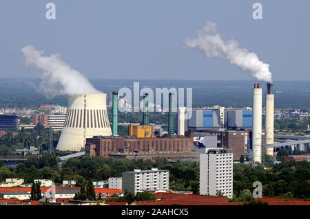 Heizkraftwerk 'Reuter' in Berlin Stock Photo