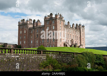 Drumlanrig Castle. Also known locally as the Pink Palace. Dumfries and Galloway, Scotland Stock Photo