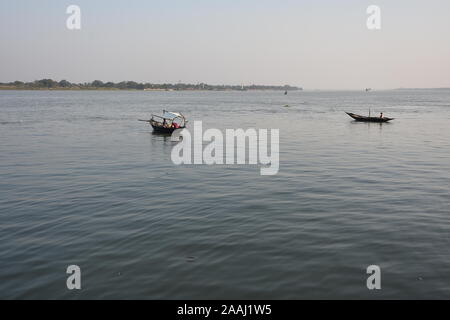 The Ganges at Kalibari area in Uluberia, West Bengal, India. Stock Photo