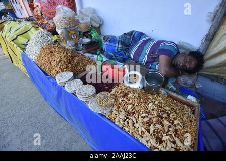 Kalibari area of the riverbank of the Ganges in Uluberia, West Bengal, India. Stock Photo