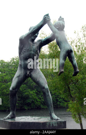 Norway, Oslo,Vigeland Open Air Sculpture Museum and Park Stock Photo