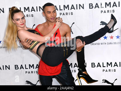 PUMA x Balmain x Cara Delevigne Collection Release