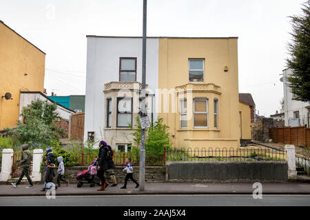 Stapleton Road in Bristol which some people have labelled as the worst in Britain including by the Minister Sajid Javid who lived there as a child Stock Photo