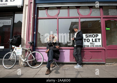 Stapleton Road in Bristol which some people have labelled as the worst in Britain including by the Minister Sajid Javid who lived there as a child Stock Photo