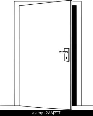 simple door drawing