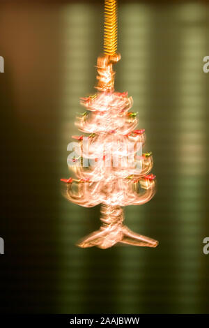 Artificial Christmas tree Stock Photo