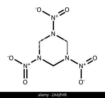 Explosive RDX (hexogen, cyclonite) Stock Photo