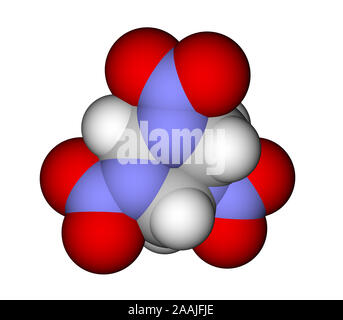 Explosive RDX (hexogen, cyclonite) Stock Photo