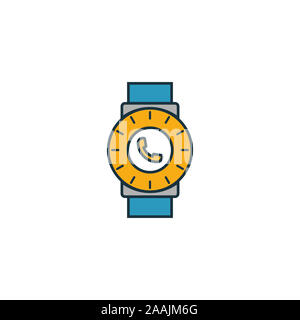 Smart Watch icon. Outline filled creative elemet from visual device icons collection. Premium smart watch icon for ui, ux, apps, software and Stock Photo