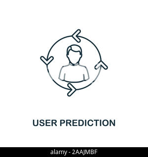 User Behavior outline icon. Thin line style from big data icons ...