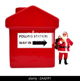 Polling station UK Stock Photo