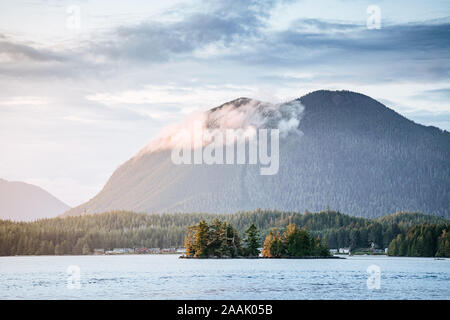 Clayoquot Sound wilderness landscape, Tofino, British Columbia, Canada Stock Photo